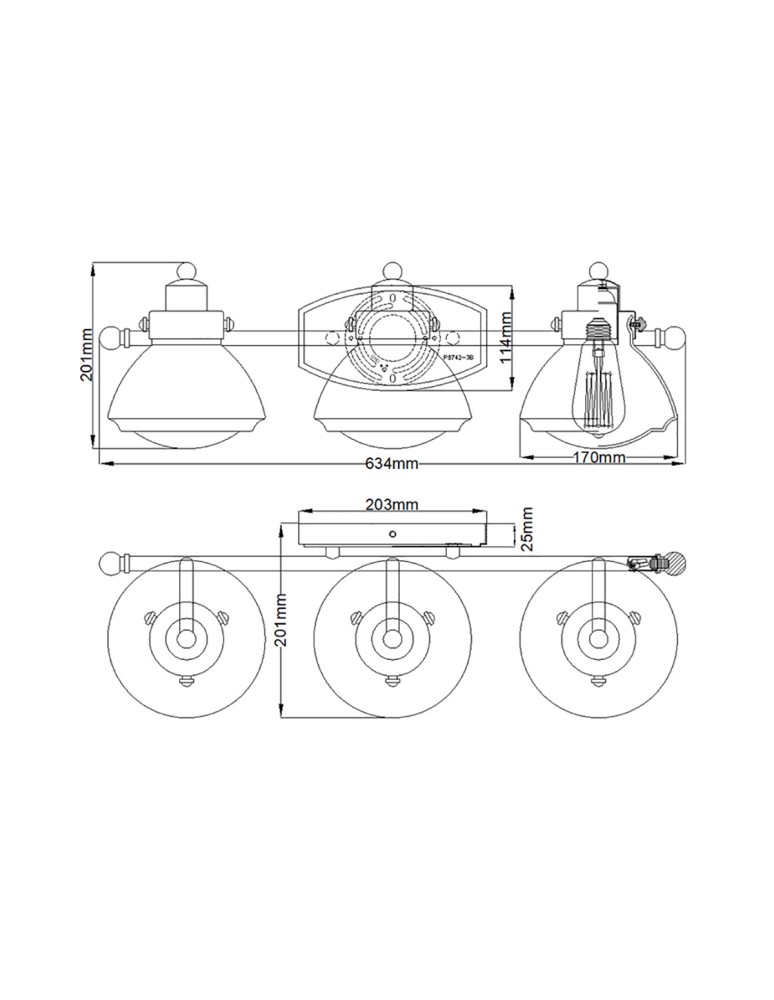 Quintiesse Kinkiet Scholar - 3 źródła światła IP44 Elstead Lighting QN-SCHOLAR3 Quintiesse Kinkiet Scholar - 3 źródła światła IP44 Elstead Lighting QN-SCHOLAR3