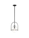 Quintiesse Średnia lampa wisząca Somerset - 1 źródło światła - Czarna Elstead Lighting QN-SOMERSET-P-C-BK Quintiesse Średnia lampa wisząca Somerset - 1 źródło światła - Czarna Elstead Lighting QN-SOMERSET-P-C-BK