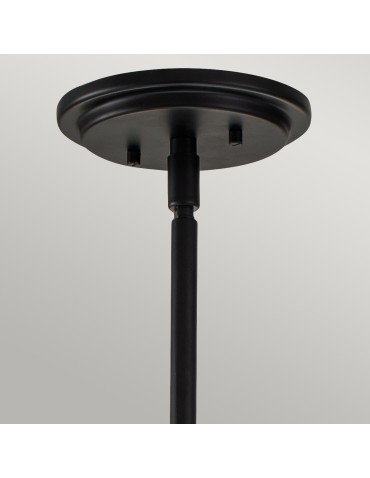 Quintiesse Średnia lampa wisząca Somerset - 1 źródło światła - Czarna Elstead Lighting QN-SOMERSET-P-C-BK - produkt 2