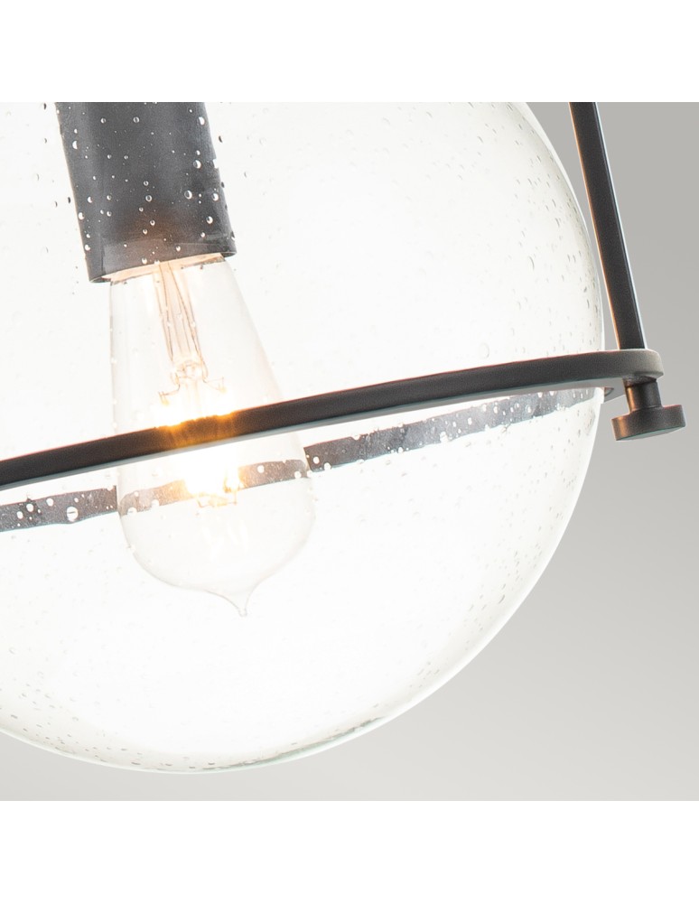 Quintiesse Średnia lampa wisząca Somerset - 1 źródło światła - Czarna Elstead Lighting QN-SOMERSET-P-C-BK Quintiesse Średnia lampa wisząca Somerset - 1 źródło światła - Czarna Elstead Lighting QN-SOMERSET-P-C-BK