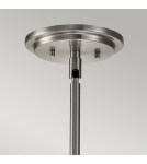 Quintiesse Średnia lampa wisząca Somerset - 1 źródło światła - Szczotkowany nikiel Elstead Lighting QN-SOMERSET-P-C-BN Quintiesse Średnia lampa wisząca Somerset - 1 źródło światła - Szczotkowany nikiel Elstead Lighting QN-SOMERSET-P-C-BN
