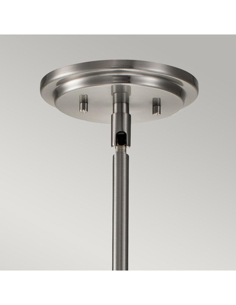Quintiesse Średnia lampa wisząca Somerset - 1 źródło światła - Szczotkowany nikiel Elstead Lighting QN-SOMERSET-P-C-BN Quintiesse Średnia lampa wisząca Somerset - 1 źródło światła - Szczotkowany nikiel Elstead Lighting QN-SOMERSET-P-C-BN
