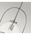 Quintiesse Średnia lampa wisząca Somerset - 1 źródło światła - Szczotkowany nikiel Elstead Lighting QN-SOMERSET-P-C-BN Quintiesse Średnia lampa wisząca Somerset - 1 źródło światła - Szczotkowany nikiel Elstead Lighting QN-SOMERSET-P-C-BN