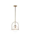 Quintiesse Średnia lampa wisząca Somerset - 1 źródło światła - Stary mosiądz Elstead Lighting QN-SOMERSET-P-C-HB