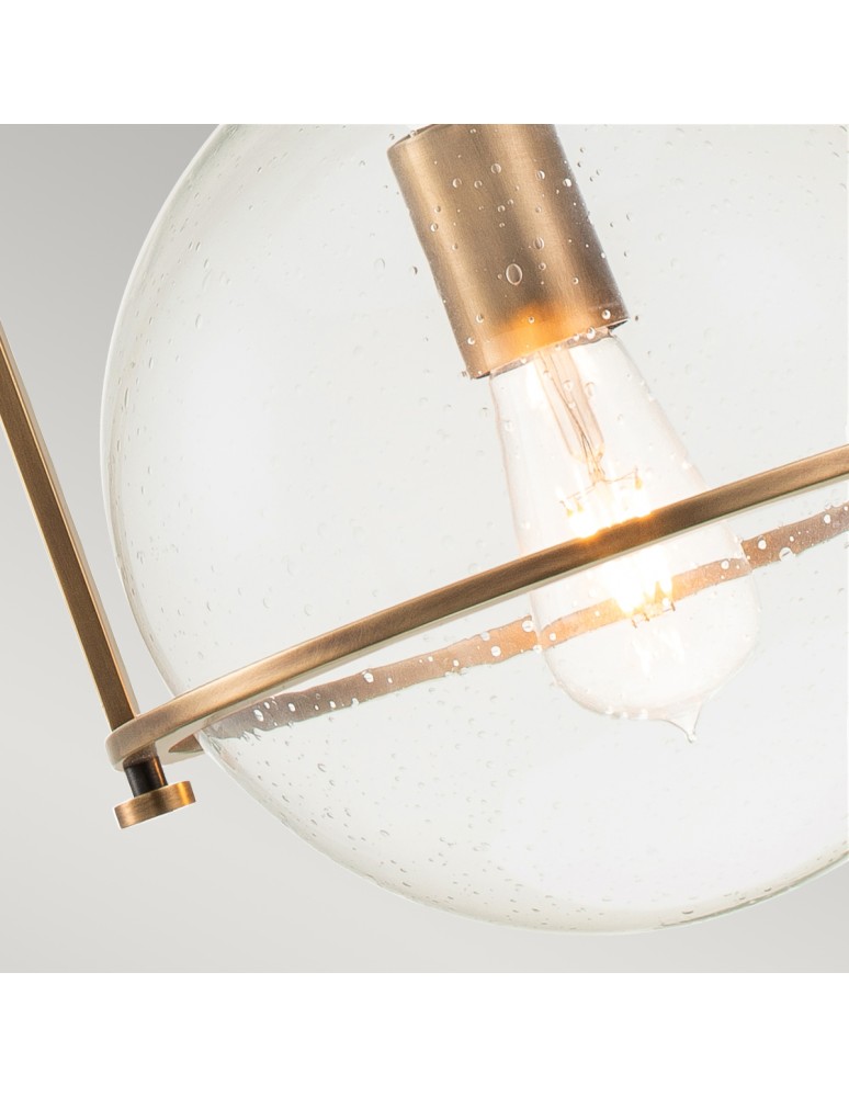 Lampy wiszące - Quintiesse Średnia lampa wisząca Somerset - 1 źródło światła - Stary mosiądz Elstead Lighting QN-SOMERSET-P-C-HB - product kolory-swiatla.pl 4