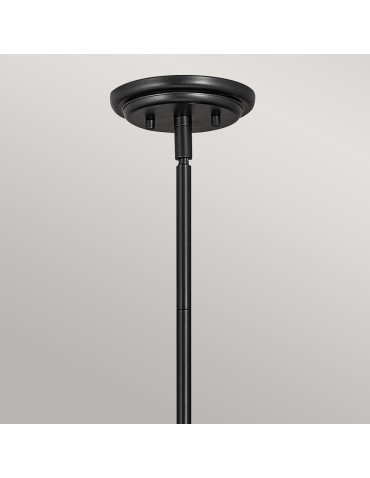 Quintiesse Średnia lampa wisząca Somerset - 1 źródło światła - Czarna Elstead Lighting QN-SOMERSET-P-O-BK - product 2