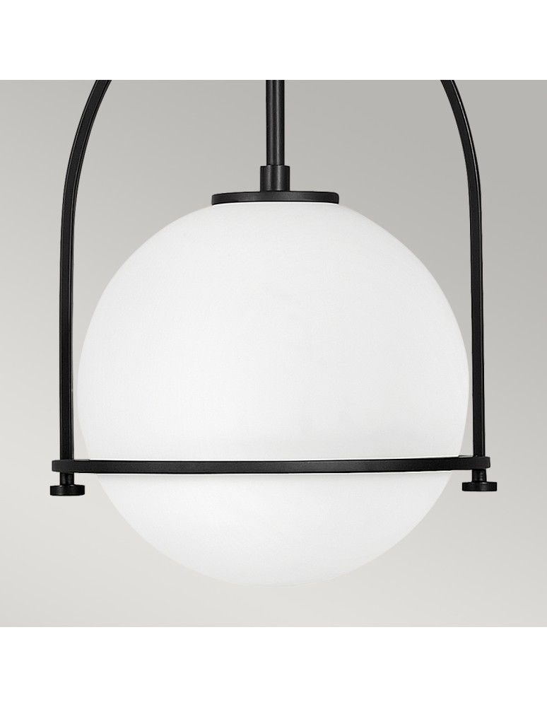Quintiesse Średnia lampa wisząca Somerset - 1 źródło światła - Czarna Elstead Lighting QN-SOMERSET-P-O-BK Quintiesse Średnia lampa wisząca Somerset - 1 źródło światła - Czarna Elstead Lighting QN-SOMERSET-P-O-BK