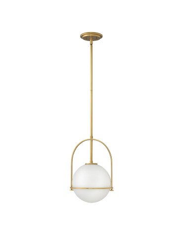 Quintiesse Średnia lampa wisząca Somerset - 1 źródło światła - Stary mosiądz Elstead Lighting QN-SOMERSET-P-O-HB