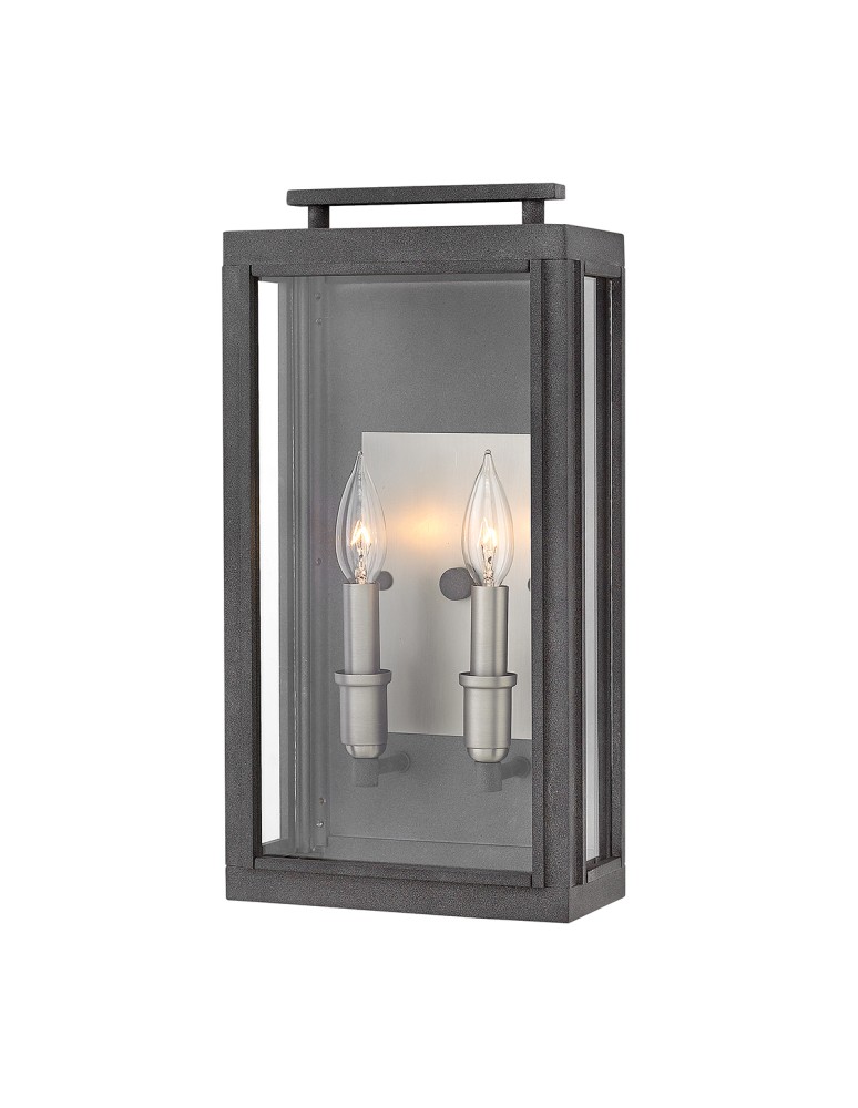 Quintiesse Latarnia naścienna Sutcliffe - 2 źródła światła - Postarzany cynk / Antyczny nikiel IP44 Elstead Lighting QN-SU Quintiesse Latarnia naścienna Sutcliffe - 2 źródła światła - Postarzany cynk / Antyczny nikiel IP44 Elstead Lighting QN-SU