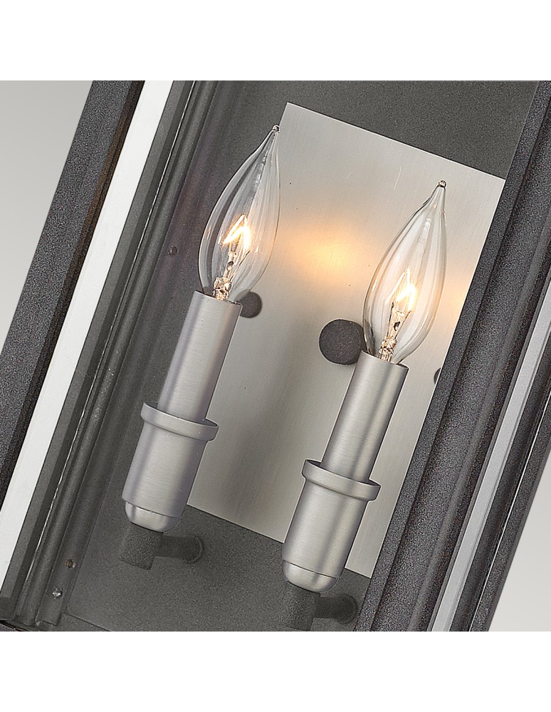Quintiesse Latarnia naścienna Sutcliffe - 2 źródła światła - Postarzany cynk / Antyczny nikiel IP44 Elstead Lighting QN-SU Quintiesse Latarnia naścienna Sutcliffe - 2 źródła światła - Postarzany cynk / Antyczny nikiel IP44 Elstead Lighting QN-SU