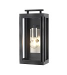 Kinkiety zewnętrzne - Quintiesse Latarnia naścienna Sutcliffe - 1 źródło światła - Postarzany cynk / Antyczny nikiel IP44 Elstead Lighting QN-SU - product 1
