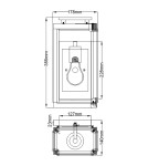 Kinkiety zewnętrzne - Quintiesse Latarnia naścienna Sutcliffe - 1 źródło światła - Postarzany cynk / Antyczny nikiel IP44 Elstead Lighting QN-SU - product 5