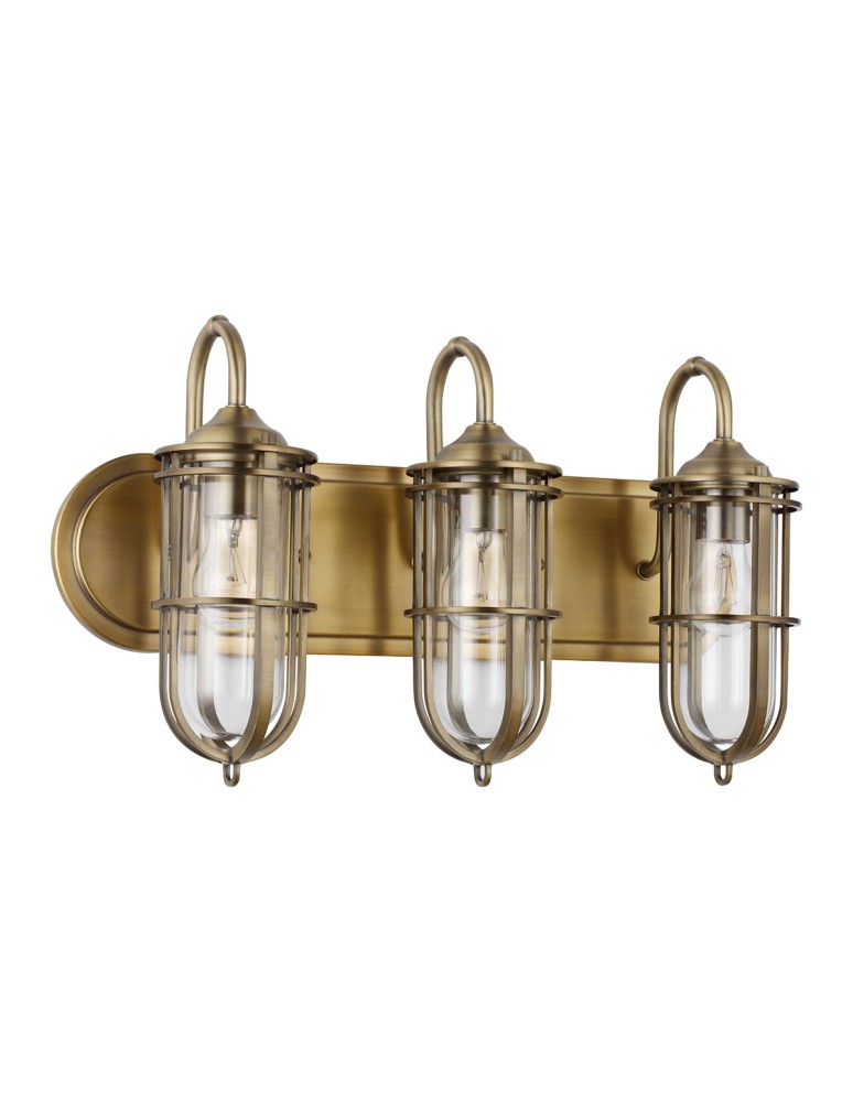 Quintiesse Kinkiet Urban Restoration - 3 źródła światła IP44 Elstead Lighting QN-URBANREST3