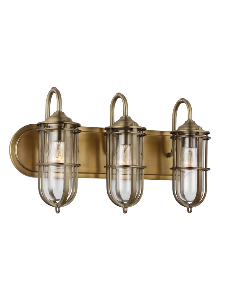Quintiesse Kinkiet Urban Restoration - 3 źródła światła IP44 Elstead Lighting QN-URBANREST3