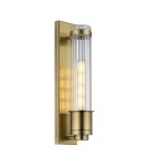 Quintiesse Kinkiet Wellington - 1 źródło światła - Postarzany mosiądz IP44 Elstead Lighting QN-WELLINGTON1-AB Quintiesse Kinkiet Wellington - 1 źródło światła - Postarzany mosiądz IP44 Elstead Lighting QN-WELLINGTON1-AB