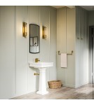 Quintiesse Kinkiet Wellington - 1 źródło światła - Postarzany mosiądz IP44 Elstead Lighting QN-WELLINGTON1-AB Quintiesse Kinkiet Wellington - 1 źródło światła - Postarzany mosiądz IP44 Elstead Lighting QN-WELLINGTON1-AB