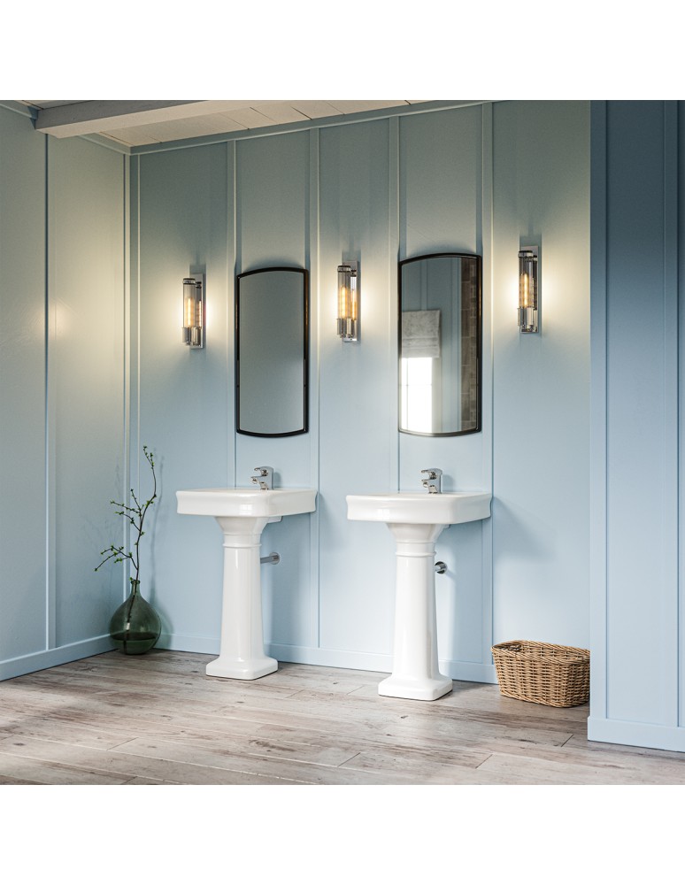 Quintiesse Kinkiet Wellington - 2 źródła światła - Polerowany chrom IP44 Elstead Lighting QN-WELLINGTON1-PC Quintiesse Kinkiet Wellington - 2 źródła światła - Polerowany chrom IP44 Elstead Lighting QN-WELLINGTON1-PC