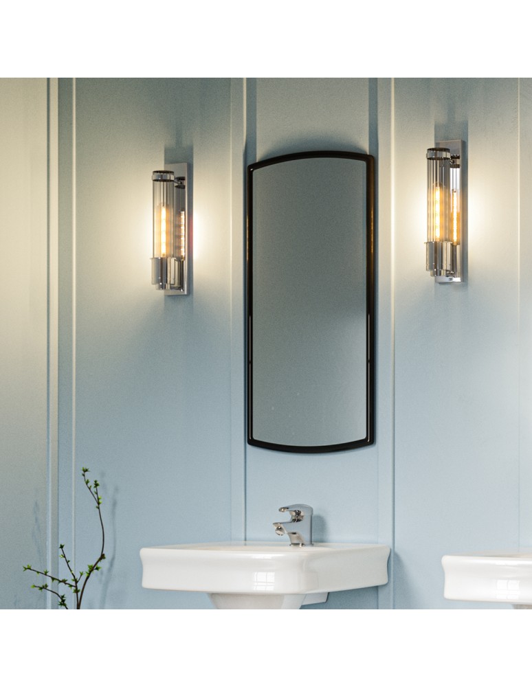 Quintiesse Kinkiet Wellington - 2 źródła światła - Polerowany chrom IP44 Elstead Lighting QN-WELLINGTON1-PC Quintiesse Kinkiet Wellington - 2 źródła światła - Polerowany chrom IP44 Elstead Lighting QN-WELLINGTON1-PC