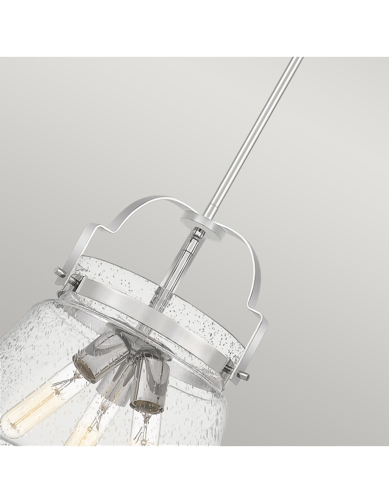 Quintiesse Lampa wisząca Wimberley - 3 źródła światła - Polerowany chrom Elstead Lighting QN-WIMBERLEY-P-PC Quintiesse Lampa wisząca Wimberley - 3 źródła światła - Polerowany chrom Elstead Lighting QN-WIMBERLEY-P-PC