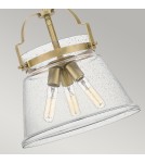 Lampy wiszące - Quintiesse Lampa wisząca Wimberley - 3 źródła światła - Postarzany mosiądz Elstead Lighting QN-WIMBERLEY-P-WS - product 4