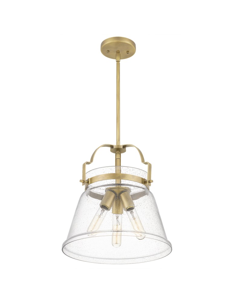 Quintiesse Lampa wisząca Wimberley - 3 źródła światła - Postarzany mosiądz Elstead Lighting QN-WIMBERLEY-P-WS