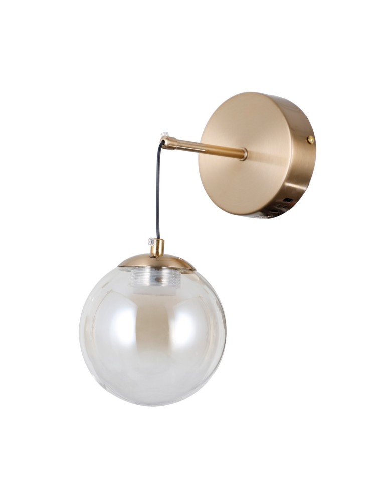 Kinkiety kule - ITALUX Velada ścienna 1xLED 5W 3000K Złoty WL-34381-1-HBR - product kolory-swiatla.pl 2