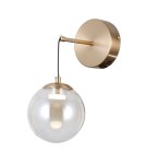 Kinkiety kule - ITALUX Velada ścienna 1xLED 5W 3000K Złoty WL-34381-1-HBR - product 1