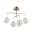 ITALUX Velada Wisząca 4xLED 20W 3000K Złoty PND-34381-4-HBR ITALUX Velada Wisząca 4xLED 20W 3000K Złoty PND-34381-4-HBR