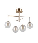 ITALUX Velada Wisząca 4xLED 20W 3000K Złoty PND-34381-4-HBR ITALUX Velada Wisząca 4xLED 20W 3000K Złoty PND-34381-4-HBR