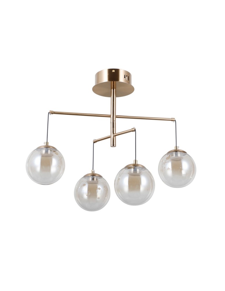 ITALUX Velada Wisząca 4xLED 20W 3000K Złoty PND-34381-4-HBR ITALUX Velada Wisząca 4xLED 20W 3000K Złoty PND-34381-4-HBR