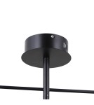 Lampy wiszące kule - ITALUX Velada Wisząca 4xLED 20W 3000K Czarny mat PND-34381-4-BK - product 3