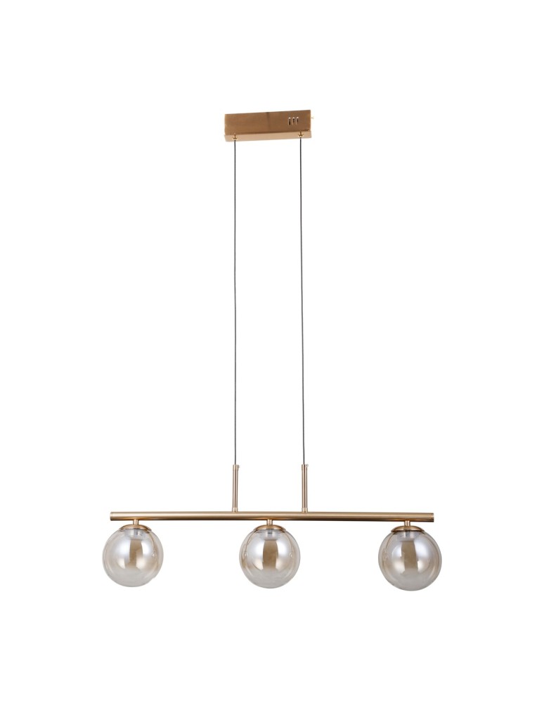 ITALUX Velada Wisząca 3xLED 15W 3000K Złoty PND-34381-3-HBR ITALUX Velada Wisząca 3xLED 15W 3000K Złoty PND-34381-3-HBR