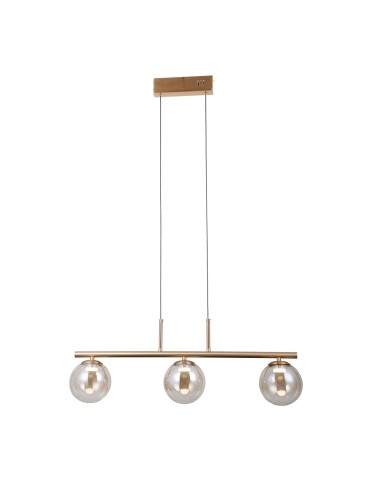ITALUX Velada Wisząca 3xLED 15W 3000K Złoty PND-34381-3-HBR