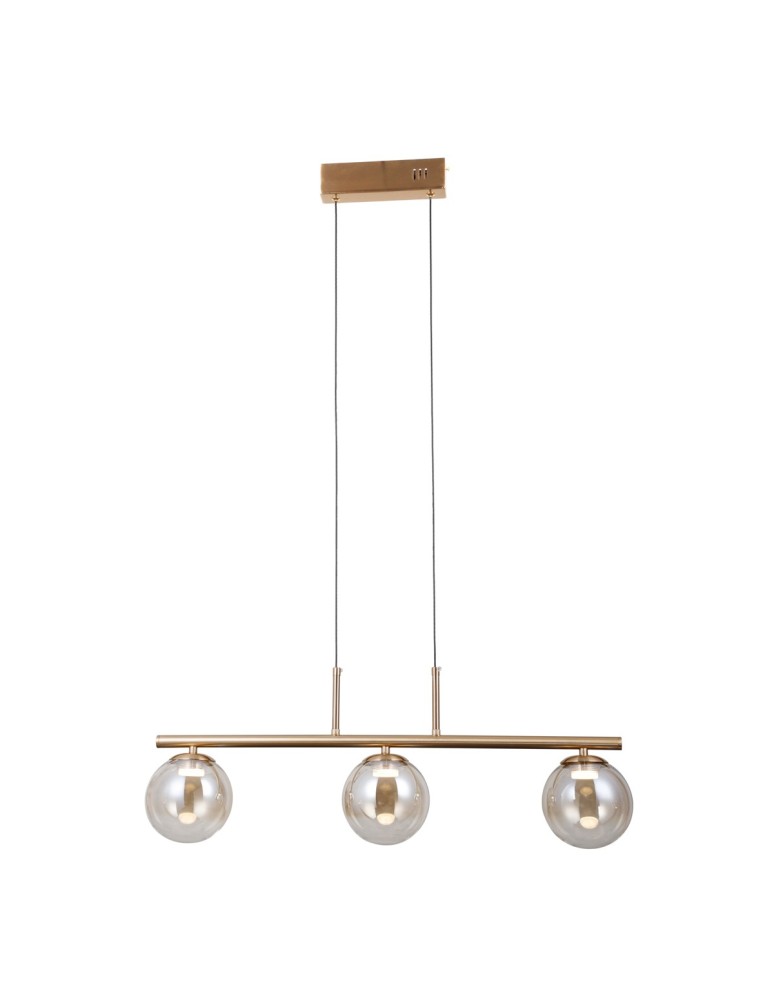 ITALUX Velada Wisząca 3xLED 15W 3000K Złoty PND-34381-3-HBR ITALUX Velada Wisząca 3xLED 15W 3000K Złoty PND-34381-3-HBR