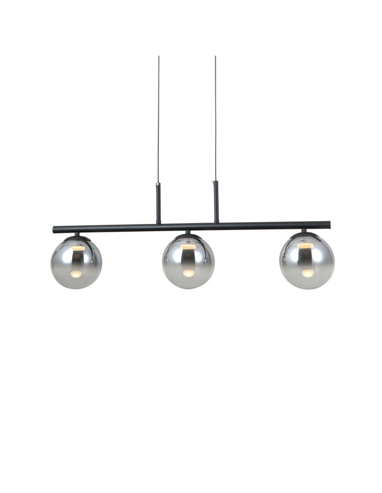 ITALUX Velada Wisząca 3xLED 15W 3000K Czarny mat PND-34381-3-BK ITALUX Velada Wisząca 3xLED 15W 3000K Czarny mat PND-34381-3-BK