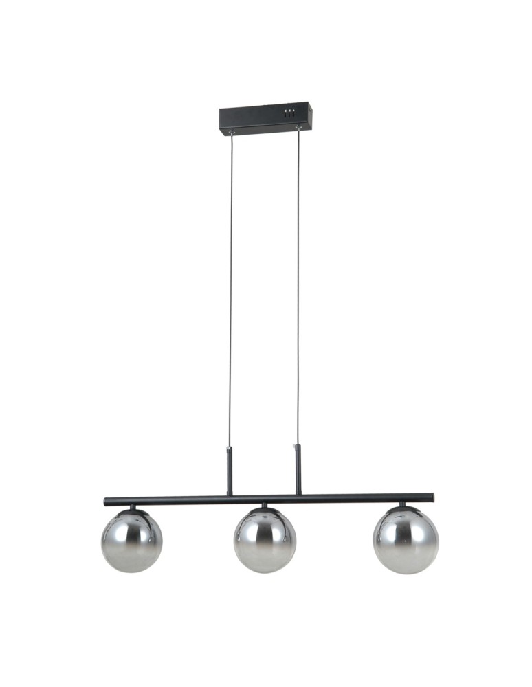 ITALUX Velada Wisząca 3xLED 15W 3000K Czarny mat PND-34381-3-BK ITALUX Velada Wisząca 3xLED 15W 3000K Czarny mat PND-34381-3-BK