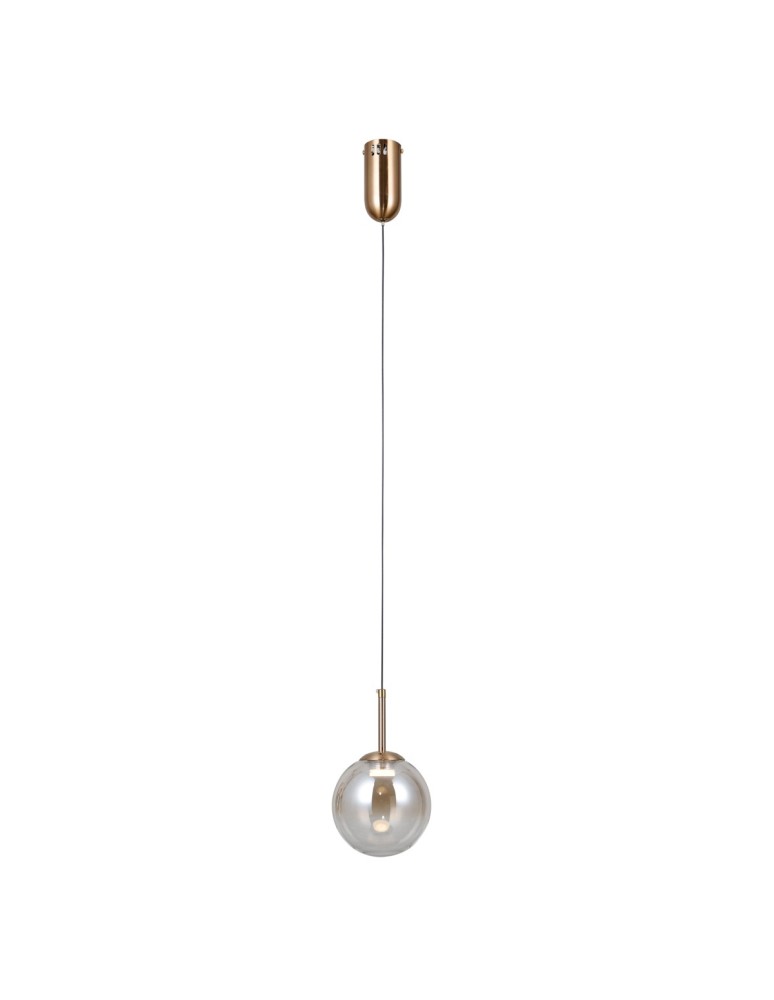 ITALUX Velada Wisząca 1xLED 5W 3000K Złoty PND-34381-1-HBR