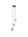 ITALUX Torno Wisząca 3xE14 40W Złoty PND-40813-3R-HBR