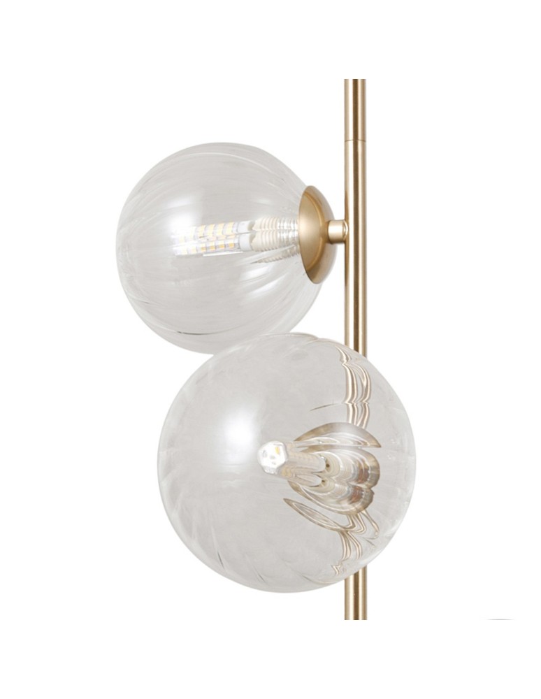 Lampy wiszące kule - ITALUX Toledo Wisząca 3xG9 5W Złoty PND-40717-3-HBR - product kolory-swiatla.pl 2