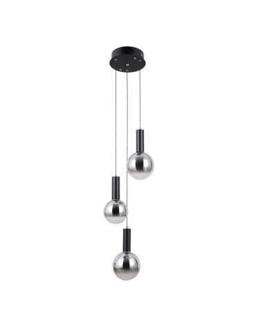 ITALUX Strela Wisząca 3xLED 15W 3000K Czarny mat PND-34378-3S-BK
