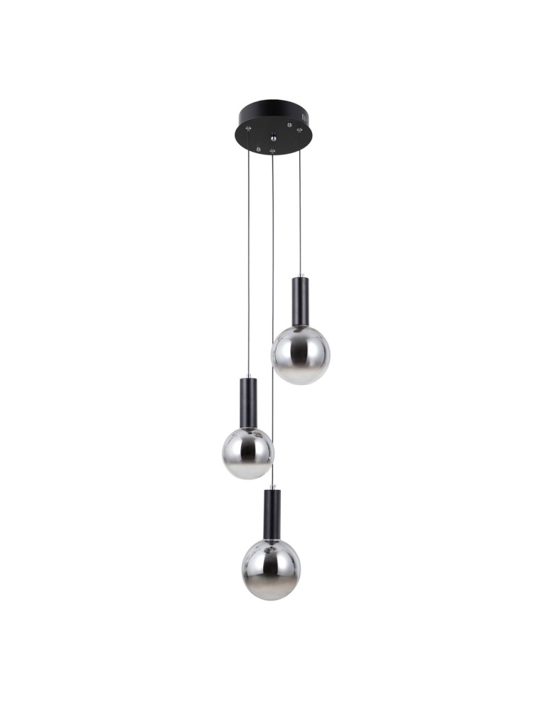 ITALUX Strela Wisząca 3xLED 15W 3000K Czarny mat PND-34378-3S-BK