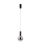 Lampy wiszące pojedyncze - ITALUX Strela Wisząca 1xLED 5W 3000K Czarny mat PND-34378-1S-BK - product 1