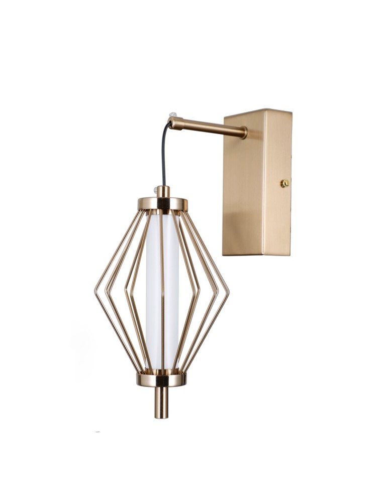 Kinkiety wiszące - ITALUX Sevil ścienna 1xLED 5W 3000K Złoty WL-34403-1-HBR - product kolory-swiatla.pl 2