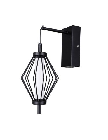 ITALUX Sevil ścienna 1xLED 5W 3000K Czarny mat, chrom WL-34403-1-BK