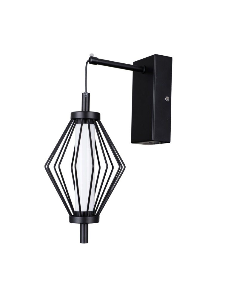 ITALUX Sevil ścienna 1xLED 5W 3000K Czarny mat, chrom WL-34403-1-BK