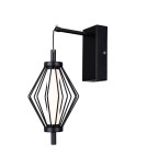 Kinkiety wiszące - ITALUX Sevil ścienna 1xLED 5W 3000K Czarny mat, chrom WL-34403-1-BK - product 2