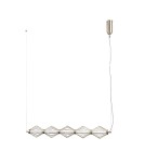Lampy wiszące nad wyspę - ITALUX Sevil Wisząca 5xLED 25W 3000K Złoty PND-34403-5-HBR - product 2