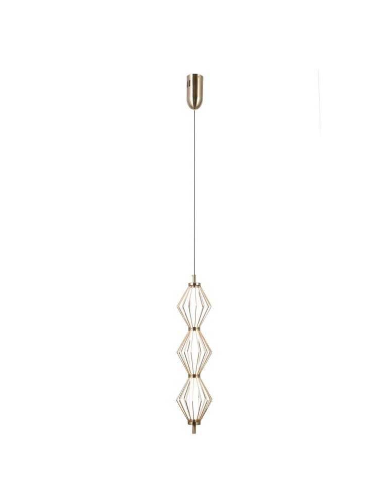 ITALUX Sevil Wisząca 3xLED 15W 3000K Złoty PND-34403-3V-HBR