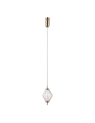 ITALUX Sevil Wisząca 1xLED 5W 3000K Złoty PND-34403-1-HBR