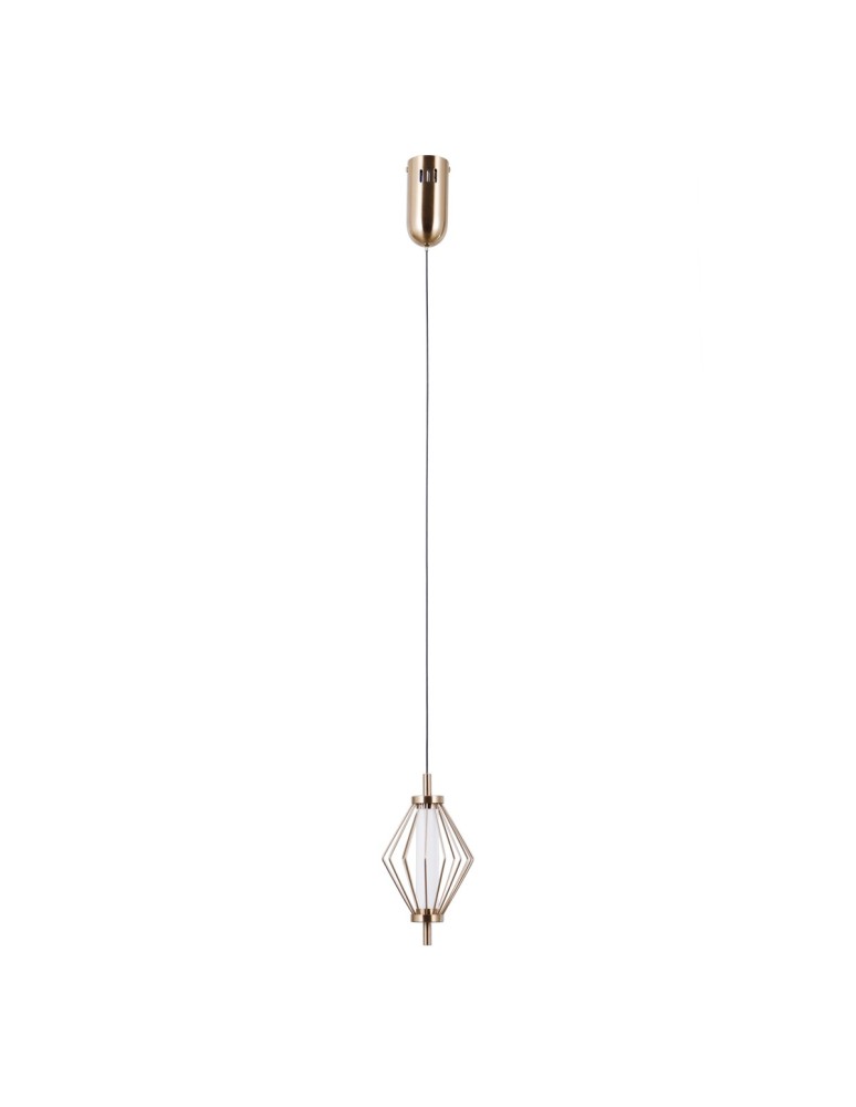 ITALUX Sevil Wisząca 1xLED 5W 3000K Złoty PND-34403-1-HBR